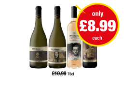 19 Crimes Sauv Block, Chard, Revolutionary Rosé, Red Wine - Now Only £8.99 each at Premier