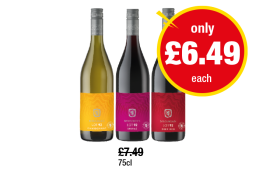 McGuigan Lot 92 Chardonnay, Shiraz, Deep Red - Now Only £6.49 each at Premier