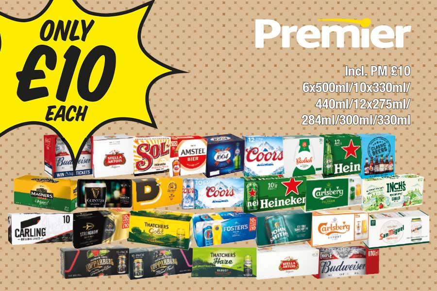 Beer & Cider Offers at Premier (NP11)