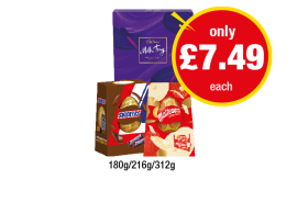 Cadbury Milk Tray, Snickers Easter Egg, Maltesers - Now Only £7.49 at Premier
