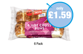 Jack's Hot Cross Buns - Now Only £1.59 at Premier