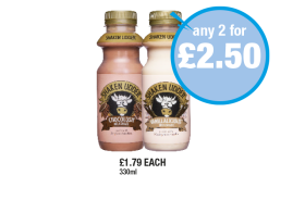 Shaken Udder Chocolush, Vanillalicious - Any 2 for £2.50 at Premier