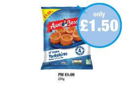 Aunt Bessies Yorkshire Puddings - Now Only £1.50 at Premier
