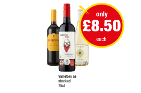 Campo Viejo, Bandama Rioja, Memoro Piccini - Now Only £8.50 at Premier