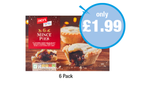 Jack's Mince Pies - Now Only £1.99 at Premier
