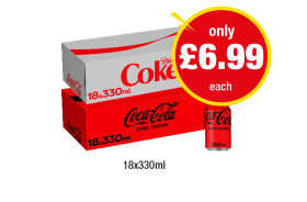 Diet Coke, Coca Cola Zero - Now Only £6.99 at Premier