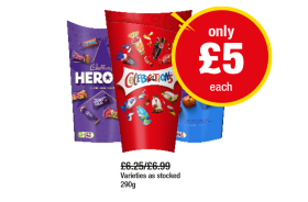 Heroes, Celebrations, Roses - Now Only £5 at Premier