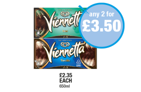 Viennetta Mint, Vanilla - Any 2 for £3.50 at Premier