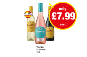 Campo Viejo Rioja Blanco, Garnacha, Rosé - Now Only £7.99 at Premier