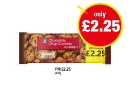 Chocolate Chip Cookies - Now Only £2.25 at Premier