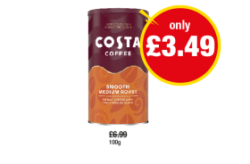 Costa Coffee Smooth Medium Roast - Now Only £3.49 at Premier