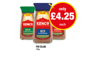 Kenco Decaf, Rich, Smooth - Now Only £4.25 at Premier