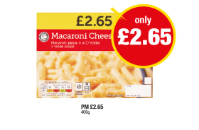 Macaroni Cheese - Now Only £2.65 at Premier
