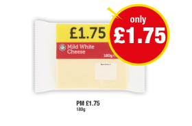 Mild White Cheese - Now Only £1.75 at Premier
