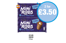 Mini Rolls - Any 2 for £3.50 at Premier