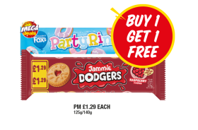 Party Rings, Jammie Dodgers - Buy 1 Get 1 FREE at Premier