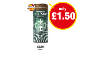 Starbuks Tripleshot Espresso - Now Only £1.50 at Premier