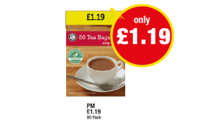 Tea Bags - Now Only £1.19 at Premier