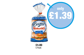 Warburtons Bagels - Now Only £1.39 at Premier