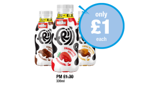 Frijj Chocolate, Starwberry, Fudge Brownie - Now Only £1 at Premier