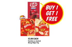 KitKat Chunky Egg, Maltesers Egg, White - Buy 1 Get 1 FREE at Premier
