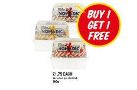 Nomadic Double Choc, Choc & Honeycomb, Strawberry - Buy 1 Get 1 FREE at Premier