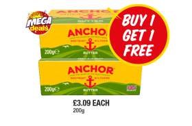 Anchor Butter - Buy 1 Get 1 FREE at Premier