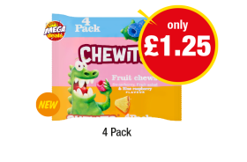 Chewits Fruit Chews - Now Only £1.25 at Premier