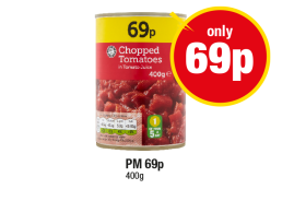 Chopped Tomatoes - Now Only 69p at Premier