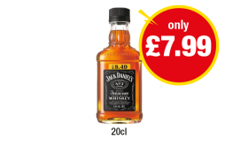 Jack Daniels Tennessee Whiskey - Now Only £7.99 at Premier