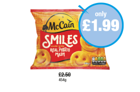 McCain Smiles - Now Only £1.99 at Premier