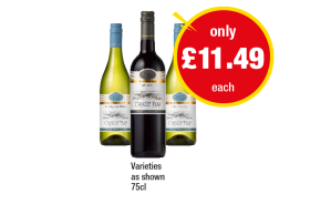 Oyster Bay Sauvignon Blanc, Merlot, Chardonnay - Now Only £11.49 at Premier
