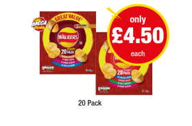 Walkers Multipack Meaty, Classic - Now Only £4.50 at Premier