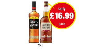 Whyte Mackay, Southern Comfort - Now Only £16.99 at Premier