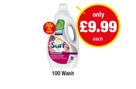 Surf Professional Biological Detergent Tropical Lily - Now Only £9.99 each at Premier
