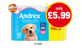 Andrex Complete Clean - Now Only £5.99 at Premier