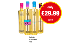 Au Vodka Pink Lemonade, Bubble Gum, Blue Raspberry, Black Grape - Now Only £29.99 at Premier