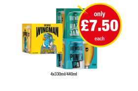 Brewdog Wingman, Hazy Jane, Punk IPA - Now Only £7.50 at Premier
