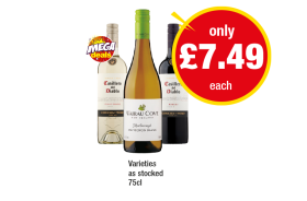 Casillero Del Diablo Pinot Grigio, Merlot, Wairau Cove Sauvignon Blanc - Now Only £7.49 at Premier