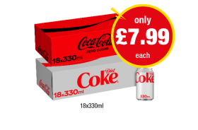 Coca Cola, Diet Coke - Now Only £7.99 at Premier