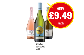 I Heart Prosecco, Rosé, Brancott Sauvignon Blanc - Now Only £9.49 at Premier