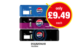 Pepsi, Max, Cherry - Now Only 18x330ml at Premier