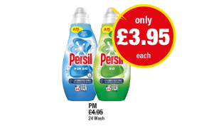 Persil Non Bio, Bio - Now Only £3.95 at Premier
