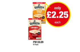 Quaker Oats Golden Syrup, Original - Now Only £2.25 at Premier