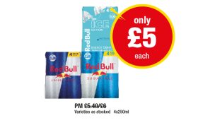 Red Bull, Sugarfree, The Ice Edition - Now Only £5 at Premier
