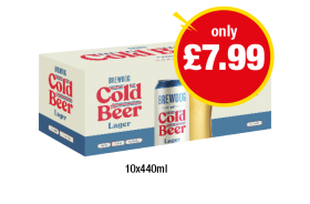 Brewdog Cold Beer Lager - Now Only £7.99 each at Premier