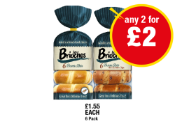 Les Brioches, With Chocolate Chips - Any 2 for £2 at Premier