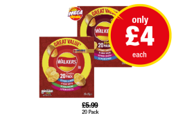 Walkers Variety Pack Meaty, Classic - Now Only £4 each at Premier