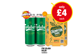 Carlsberg, Crumpton Oaks - Now Only £4 at Premier