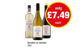 Andrew Peace Pinot Grigio, Chardonnay, Shriaz - Now Only £7.49 at Premier